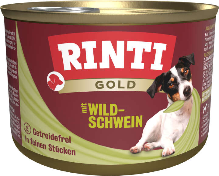 RINTI Hunde-Nassfutter Gold Wildschwein